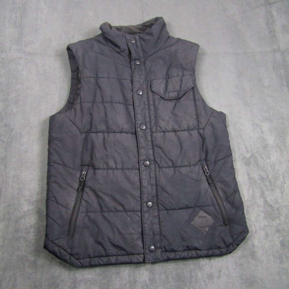 The North Face Puffer Vest Mens Small Black Quilted Insulated Gilet 00525